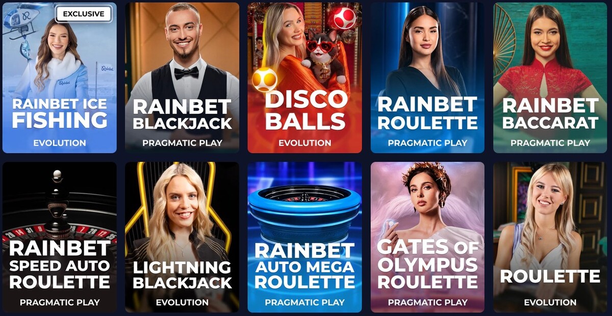 Rainbet Live Games