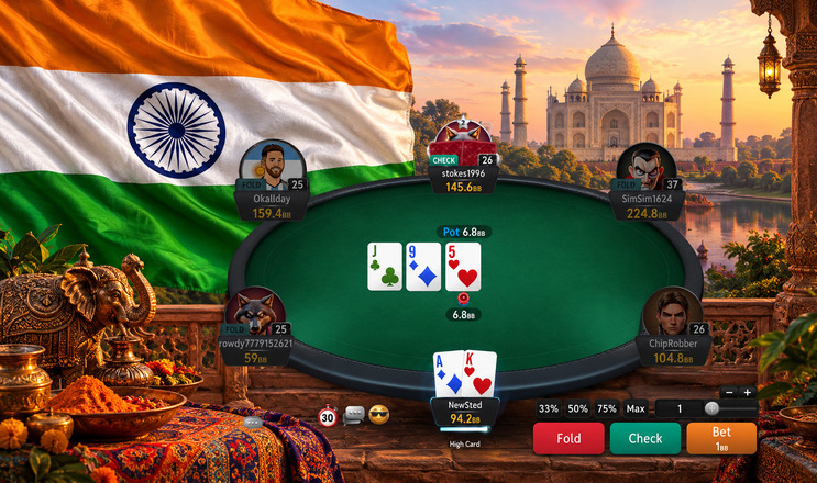 Playing Online Poker From India
