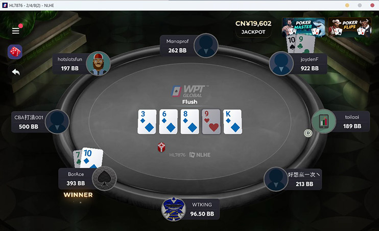 Wpt Global стол по Холдему