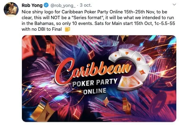 Rob Yong sobre el Caribbean Poker Party Online en partypoker