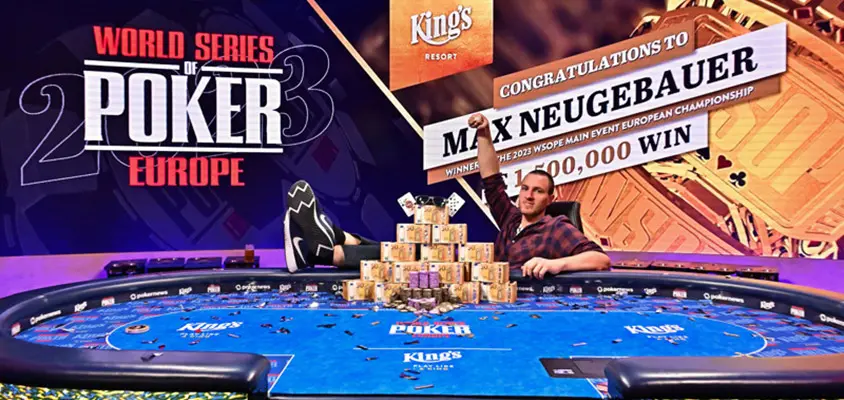 Max Neugebauer Wins Wsop Europe Main Event 2023