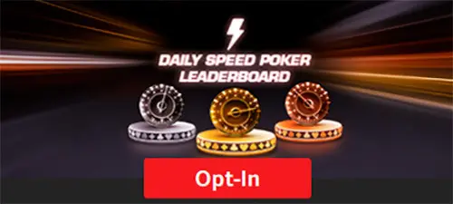 Tabla de clasificación diaria Speed Poker