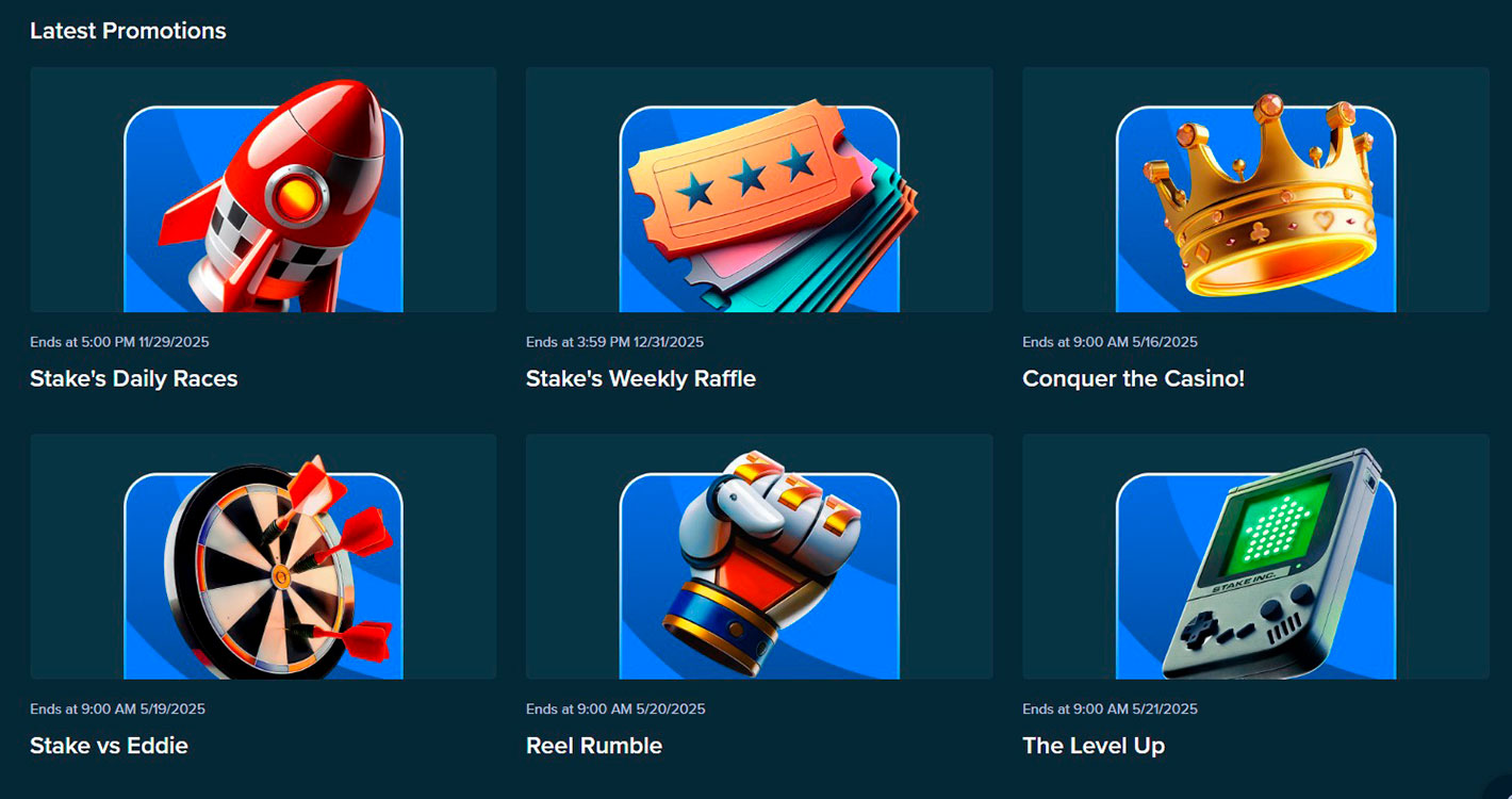 Stake Sportsbook Promo Page