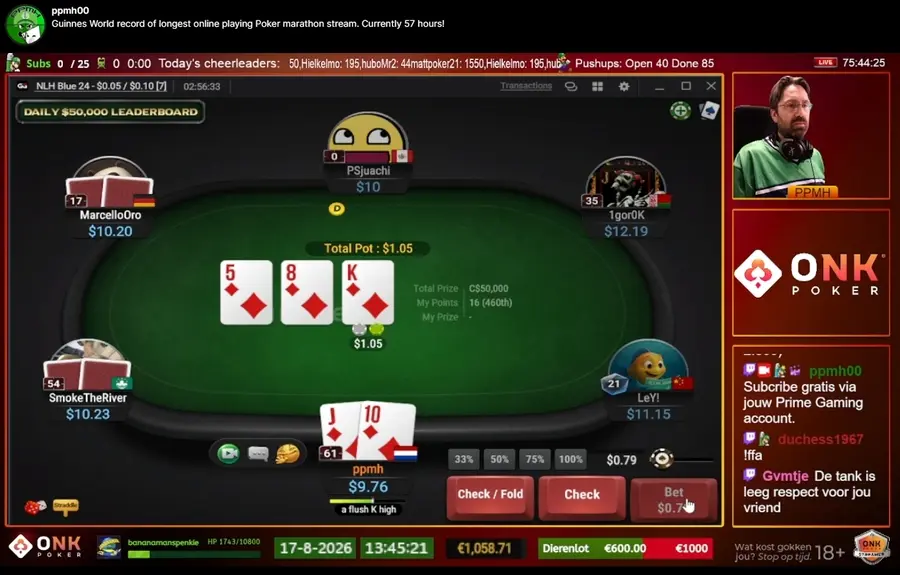 Martin Hummel Poker Record Stream
