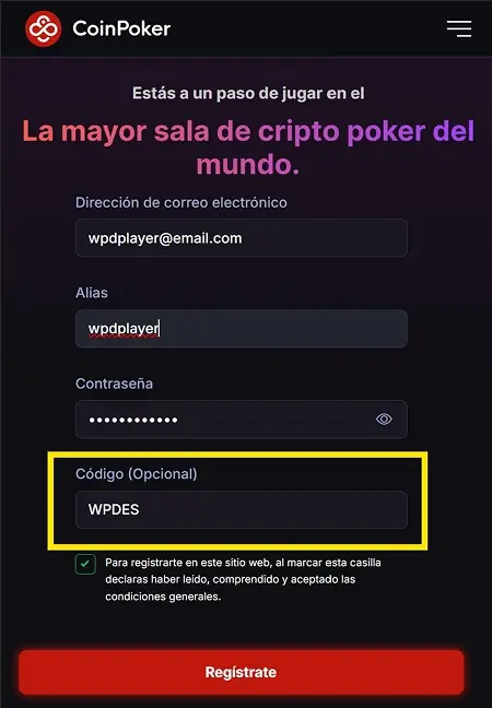 Utilizar El Codigo De Bono De Coinpoker