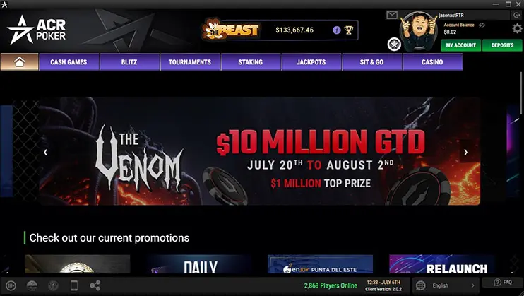 Software da ACR Poker