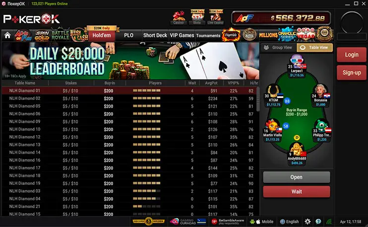 pokerok клиент
