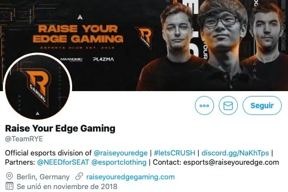 Raise Your Edge Gaming Esports Team