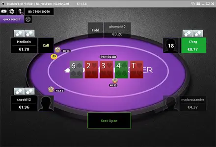 Betfair Poker Cash Table En