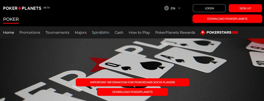 PokerPlanets PC cliend