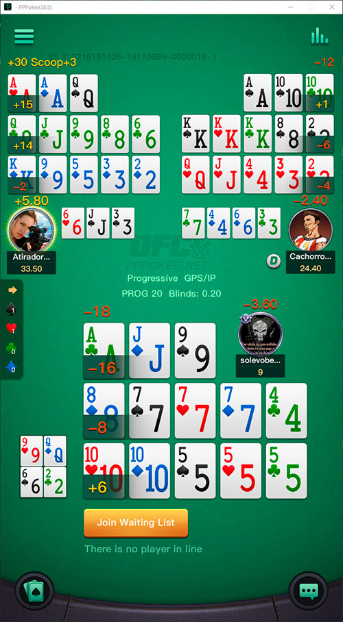 Pp Poker Ofc Table Eng