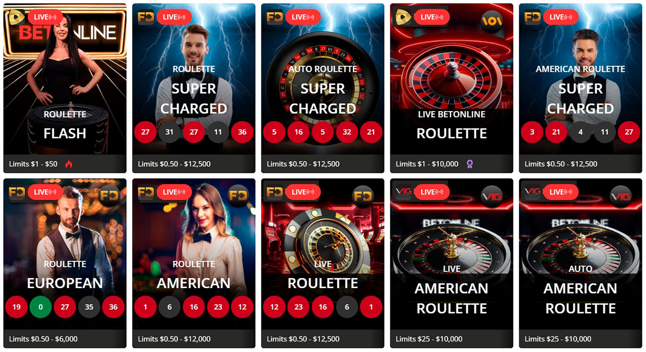 Betonline Casino Live Games