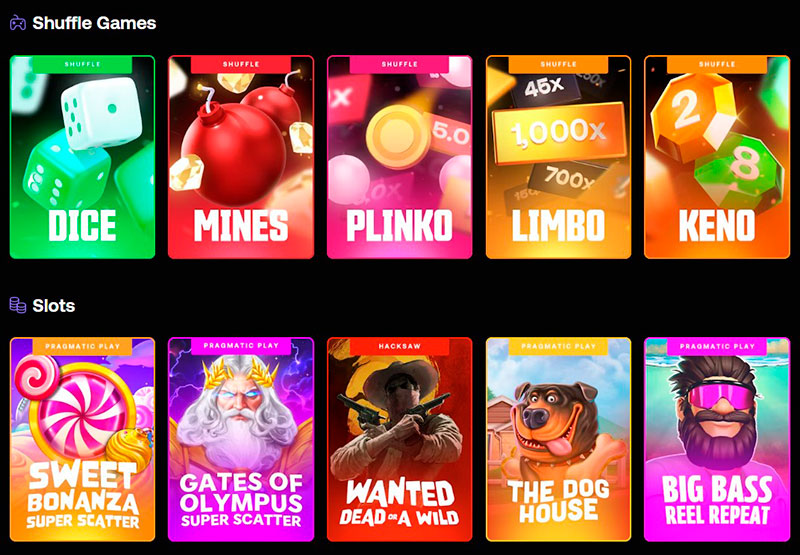 Shuffle Casino élmény