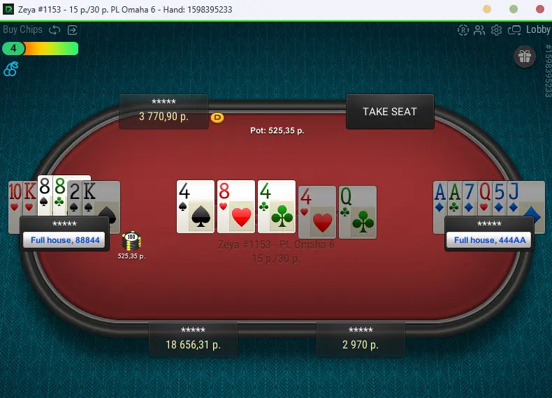 Pokerdom Plo6 Table En