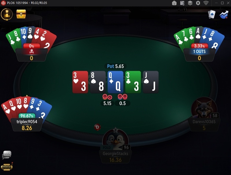 Plo6 Table Coinpoker
