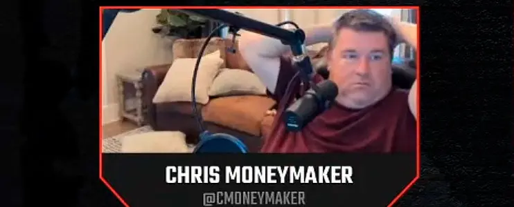 Expresión de Chris Moneymaker durante la transmisión del The Venom