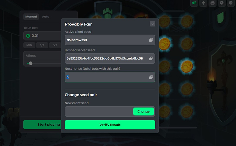Provably Fair Result Verification