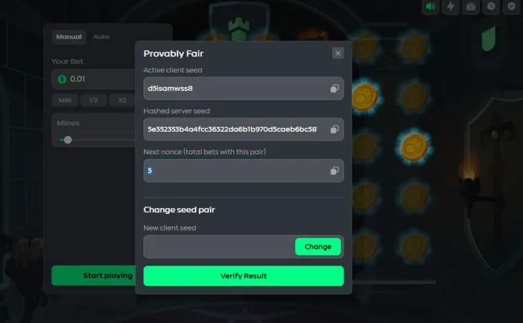 Provably Fair Result Verification