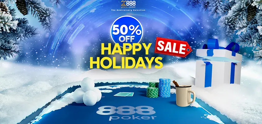 888poker Happy Holidays Sale