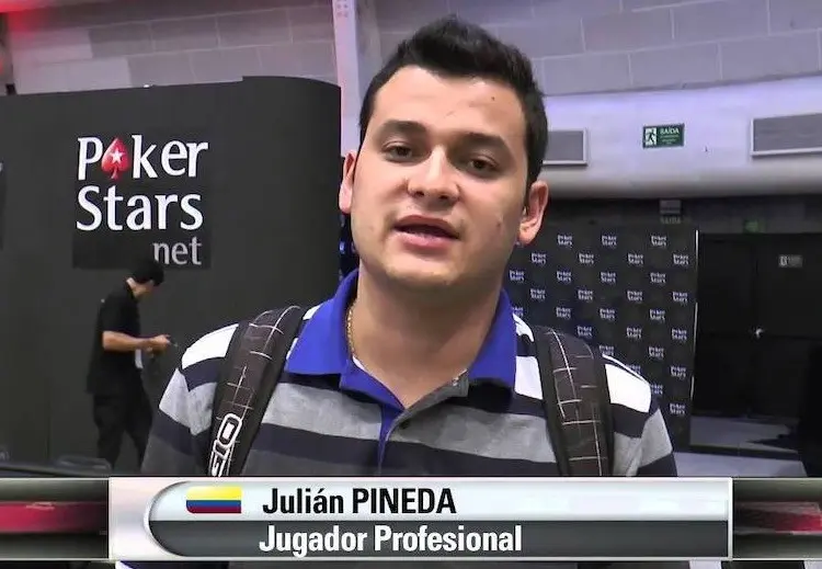 Julián Pineda Poker jugador de poker colombiano