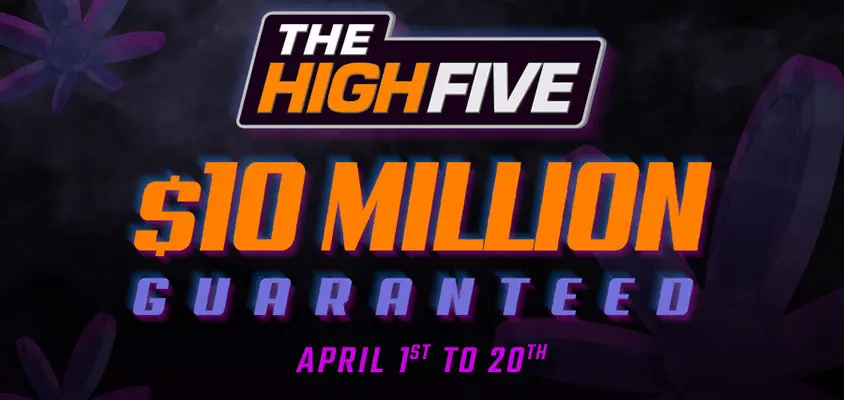 Серия The High Five $10M GTD в сети Winning
