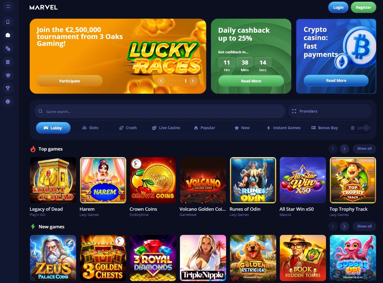 Marvel Casino Site