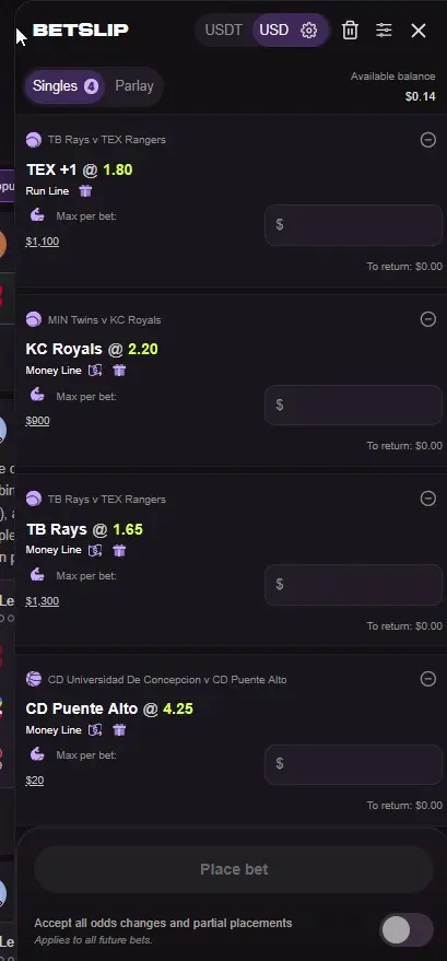 Max Bets
