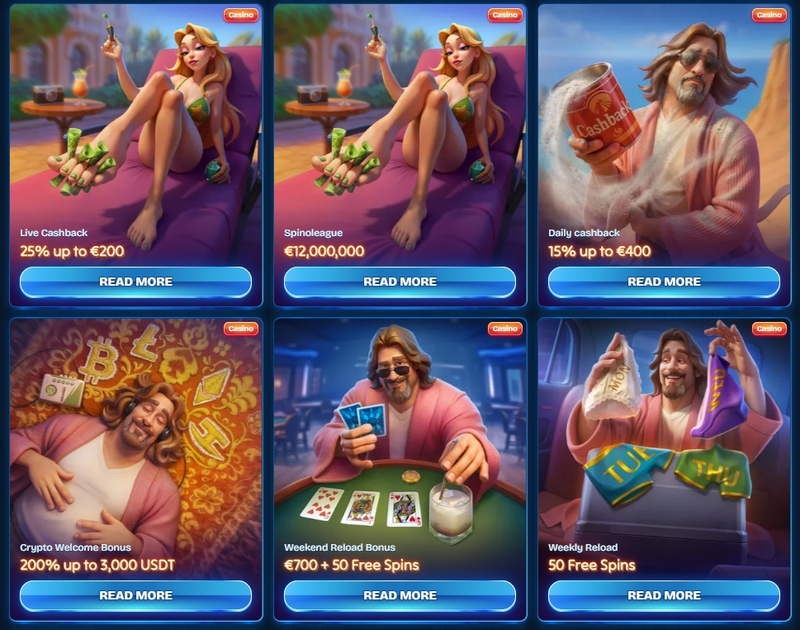Dudespin Casino Promo Page
