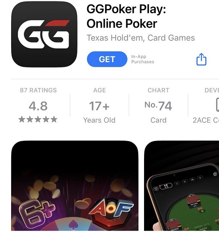 Ggpoker in App Store