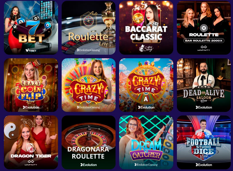 Vibrobet Casino Live Games