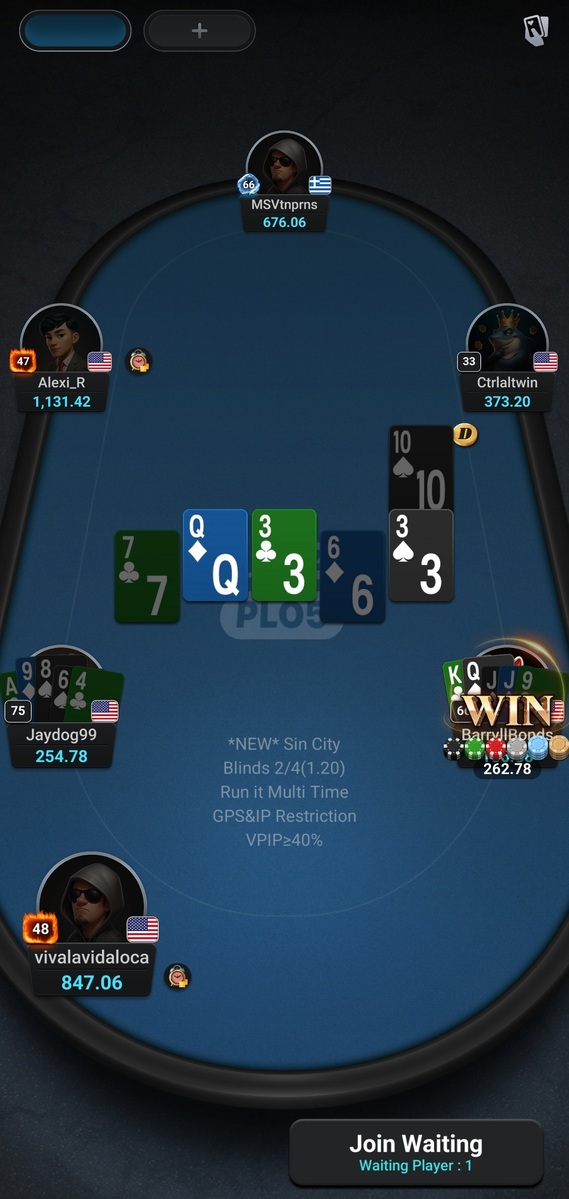 Clubgg Plo5 Table