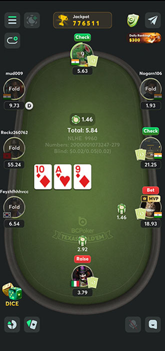 Bc Poker Mobile Table