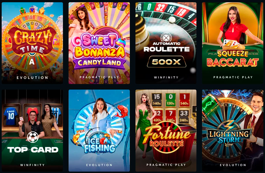 Rake Bit Casino Live Games Lobby