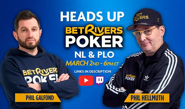 Phil Hellmuth Vs Phil Galfond Heads up Challenge Bet Rivers Poker