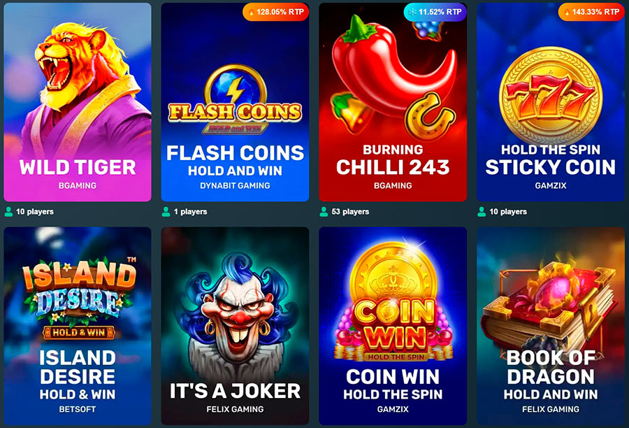 Vave Casino Games