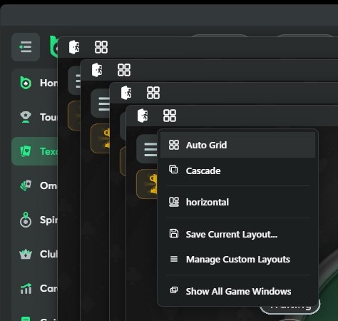 Bcpoker Tables Layout