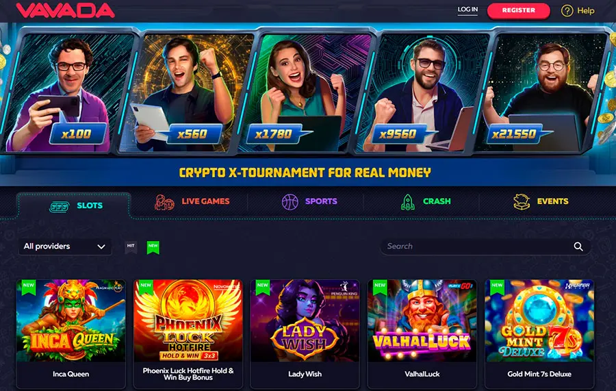 Vavada Casino Interface