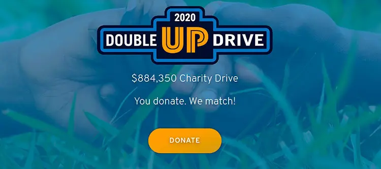 Campaña para recaudar fondos Double Up Drive