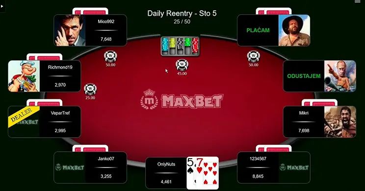 maxbet poker