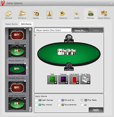 Evertgame Poker редактирование темы