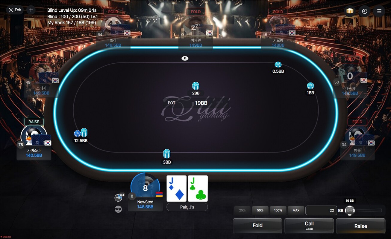 Titipoker Freeroll Table