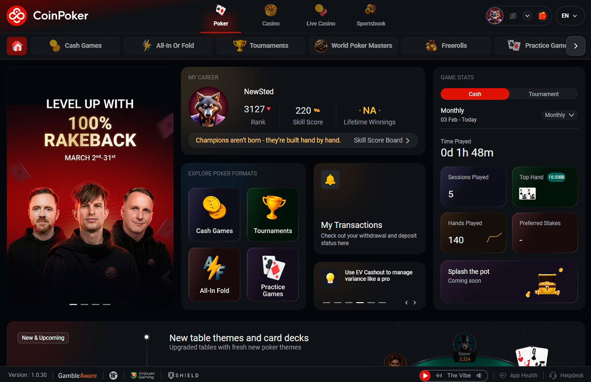 Coin Poker Home Page