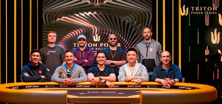 Финальный стол  турнира 50k Turbo Bounty Quattro Triton Poker Jeju 2025 