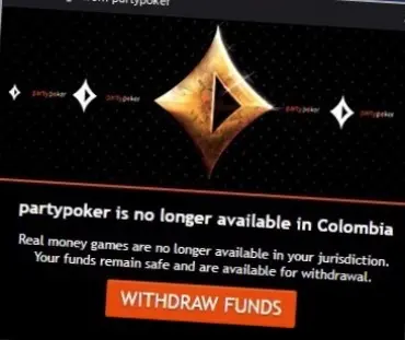 partypoker se retira de Colombia