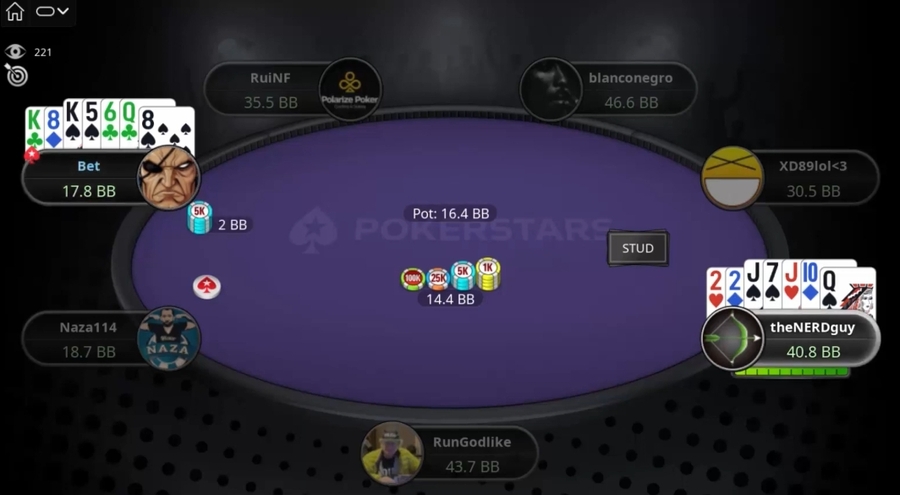 Столы со смешанными играми на Pokerstars