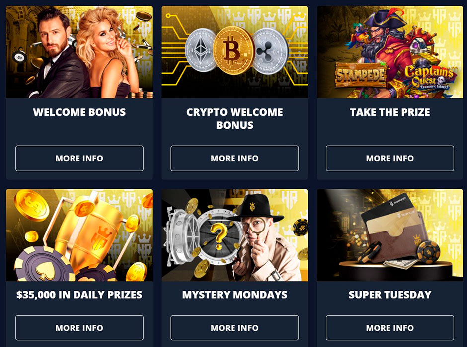 High Roller Casino Promo Page