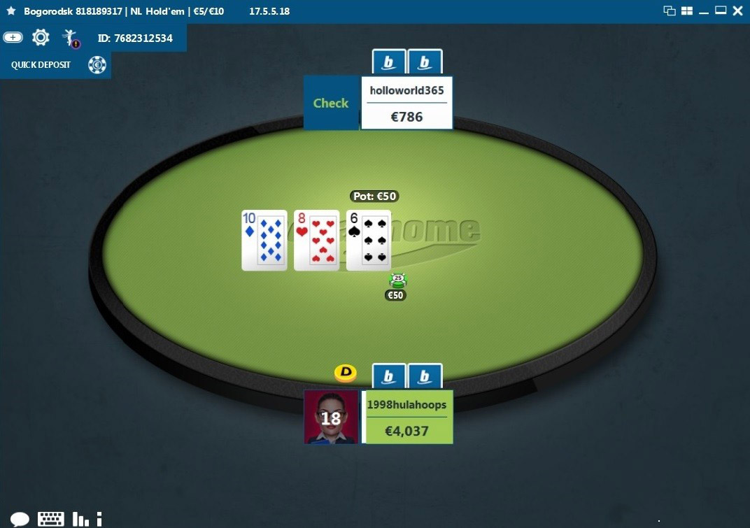 Bet at Home Poker Hu Table En