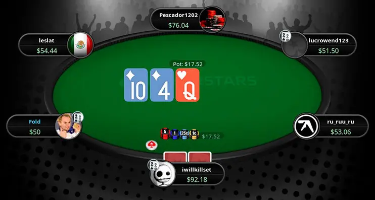 pokerstars table