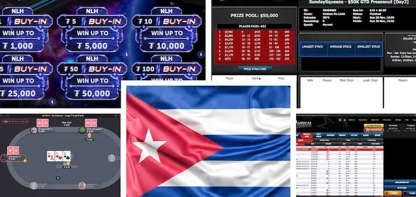 Mejores salas de póker online Cuba 2023