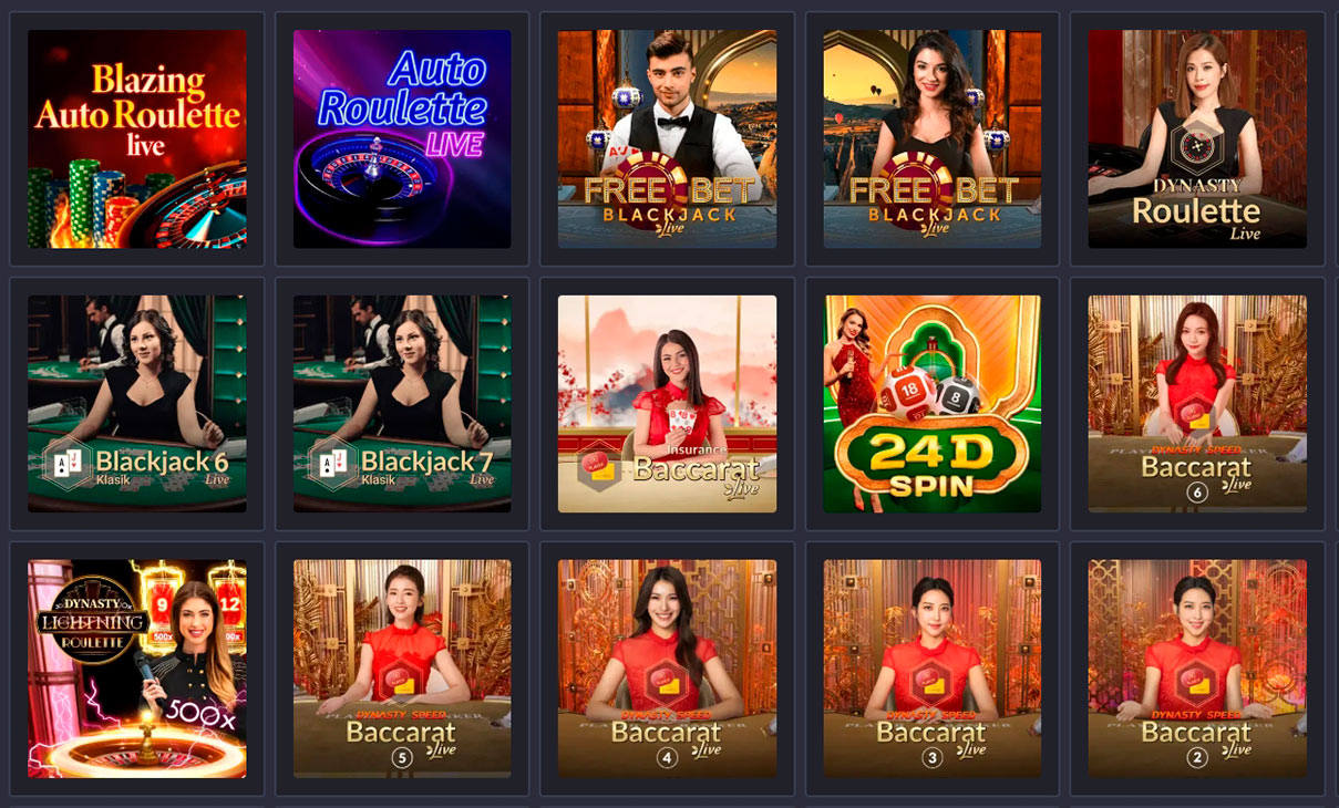 Anonymous Casino Live Games